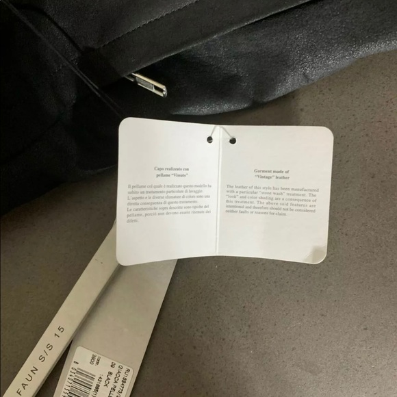 Rick Owens leather jacket - Picture 8 of 11